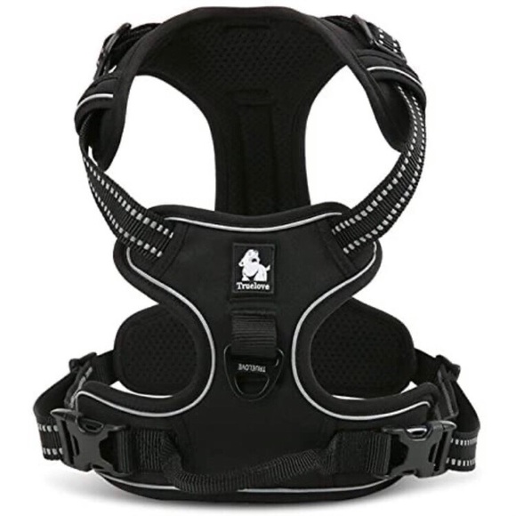 Truelove Adjustable No-Pull Reflective Dog Harness, Black, Small - Picture 9 of 16